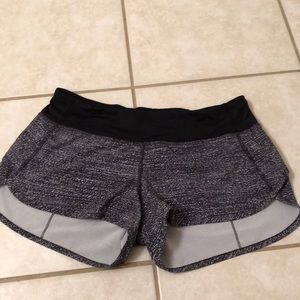 Black and White Speed shorts size 6. NWOT
